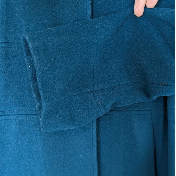 Preston & York Sapphire Blue Wool Blend Car Coat Womens Size 8 - Picture 6 of 9